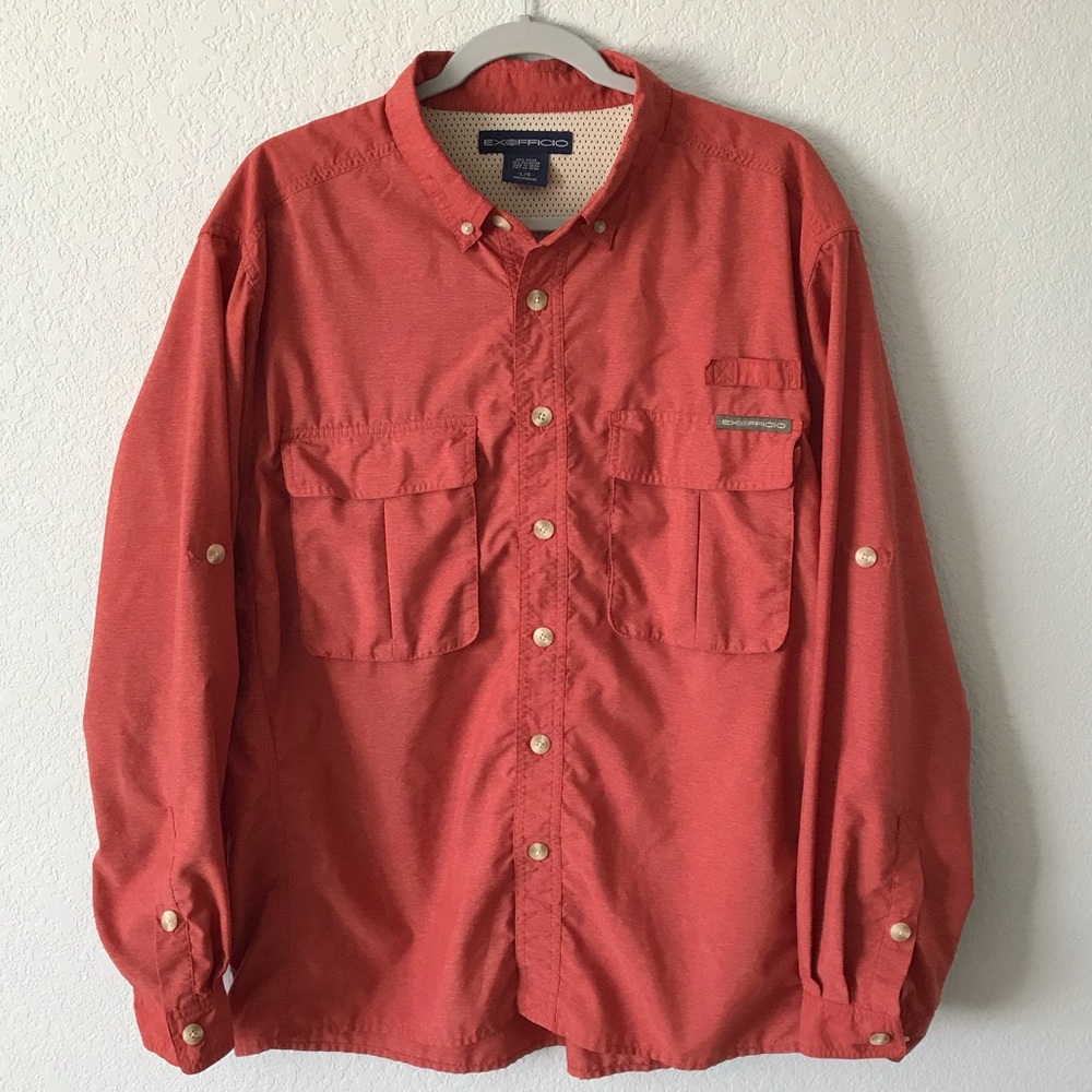 EX OFFICIO Button Down Fishing Hiking Camping Top